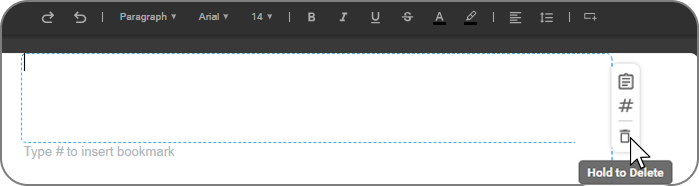 Header Footer Action Panel