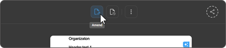 Final report placed into the Amendment workflow