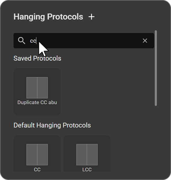 Search bar on the All Protocols tab filtering the protocol list