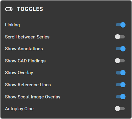 Toggles Panel