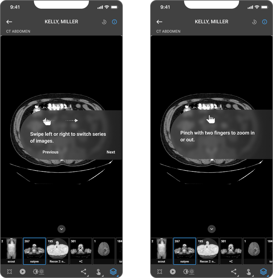 Scan Viewing Area