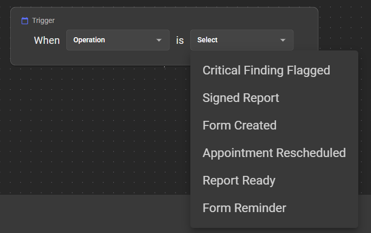 operation types
