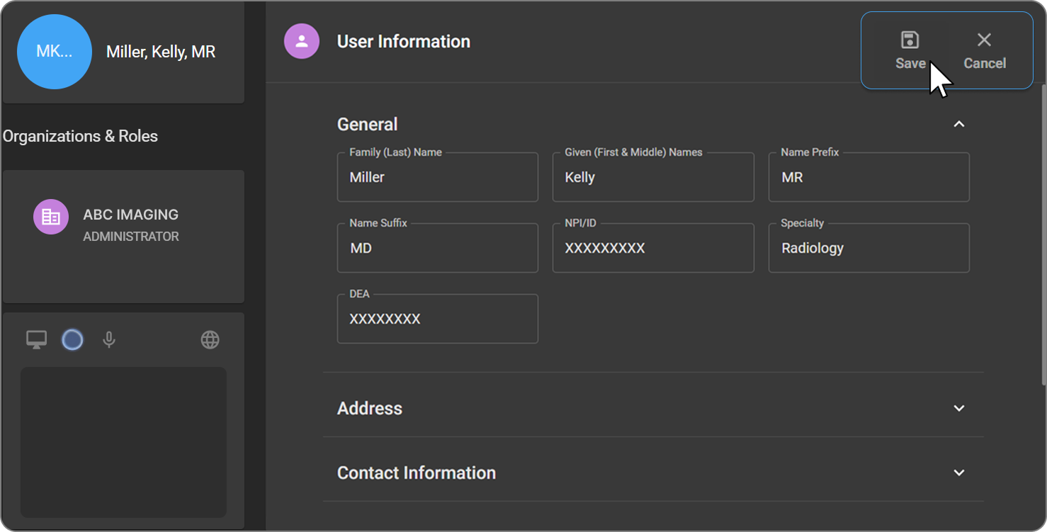 User Profile