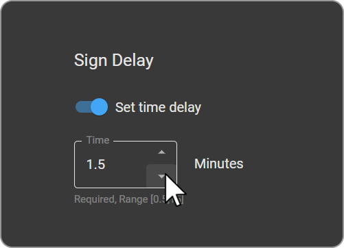 signdelay