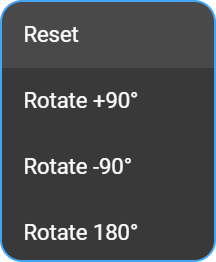 Right-click rotate presets