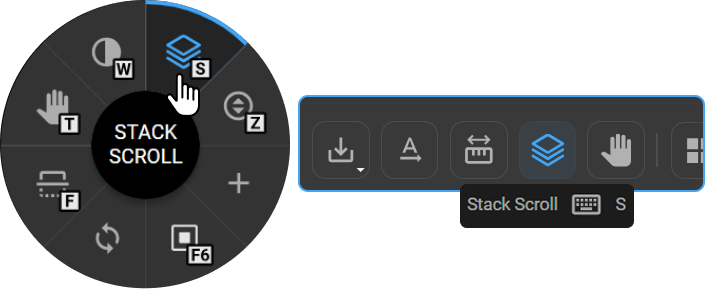 Stack Scroll tool