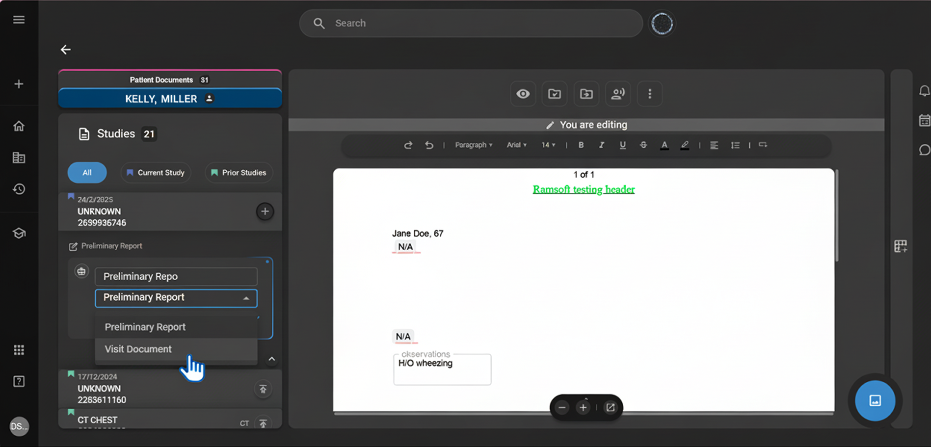 explorador de documentos