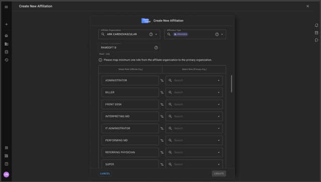 Organization Affiliation