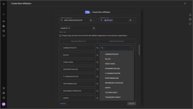 Organization Affiliation