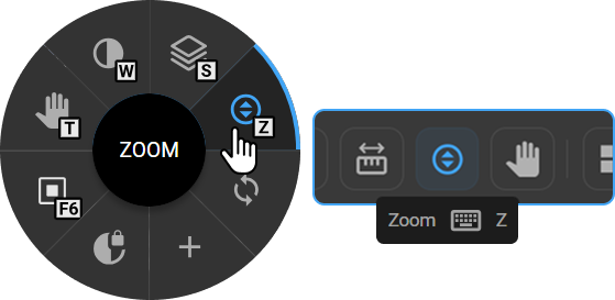 Zoom tool