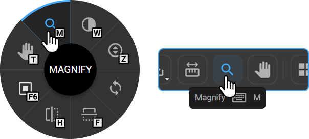 Magnify tool