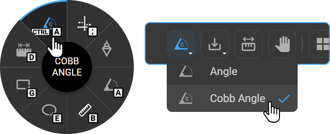Cobb's Angle tool