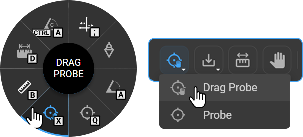 Drag Probe tool